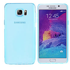 Ultra-thin Transparent TPU Soft Case T06 for Samsung Galaxy Note 5 N9200 N920 N920F Blue
