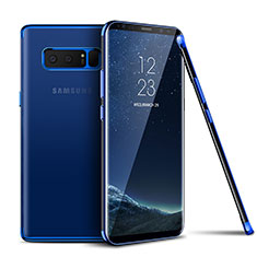 Ultra-thin Transparent TPU Soft Case T06 for Samsung Galaxy Note 8 Duos N950F Blue