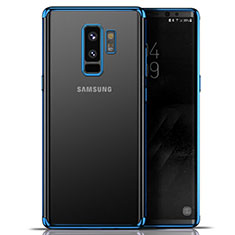 Ultra-thin Transparent TPU Soft Case T06 for Samsung Galaxy S9 Plus Blue