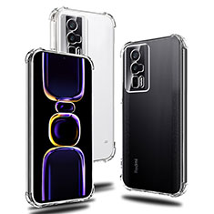 Ultra-thin Transparent TPU Soft Case T06 for Xiaomi Poco F5 Pro 5G Clear