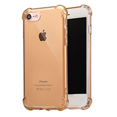 Ultra-thin Transparent TPU Soft Case T07 for Apple iPhone 7 Gold