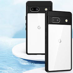 Ultra-thin Transparent TPU Soft Case T07 for Google Pixel 7a 5G Black