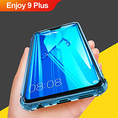 Ultra-thin Transparent TPU Soft Case T07 for Huawei Enjoy 9 Plus Sky Blue