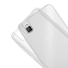 Ultra-thin Transparent TPU Soft Case T07 for Huawei Honor 7i shot X Clear