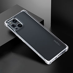 Ultra-thin Transparent TPU Soft Case T07 for Oppo Find X3 Pro 5G Clear