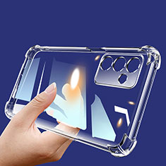Ultra-thin Transparent TPU Soft Case T07 for Samsung Galaxy F23 5G Clear