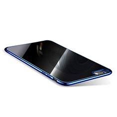 Ultra-thin Transparent TPU Soft Case T08 for Apple iPhone 6 Plus Blue
