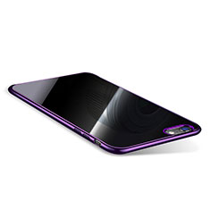 Ultra-thin Transparent TPU Soft Case T08 for Apple iPhone 6 Plus Purple