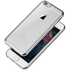 Ultra-thin Transparent TPU Soft Case T08 for Apple iPhone 6S Silver