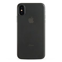 Ultra-thin Transparent TPU Soft Case T08 for Apple iPhone X Gray