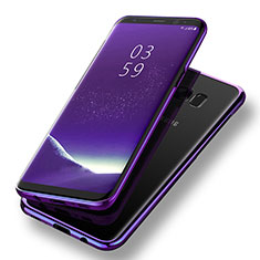 Ultra-thin Transparent TPU Soft Case T08 for Samsung Galaxy S8 Plus Purple