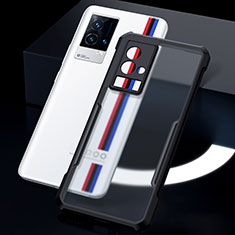 Ultra-thin Transparent TPU Soft Case T08 for Vivo iQOO 8 5G Black