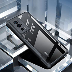 Ultra-thin Transparent TPU Soft Case T08 for Xiaomi Poco F5 Pro 5G Black