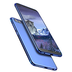 Ultra-thin Transparent TPU Soft Case T09 for Huawei Honor V10 Blue