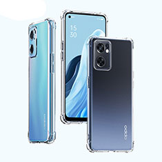 Ultra-thin Transparent TPU Soft Case T09 for Oppo Reno7 SE 5G Clear