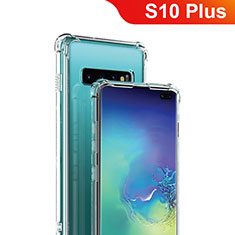 Ultra-thin Transparent TPU Soft Case T09 for Samsung Galaxy S10 Plus Clear