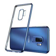 Ultra-thin Transparent TPU Soft Case T09 for Samsung Galaxy S9 Plus Blue
