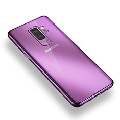 Ultra-thin Transparent TPU Soft Case T09 for Samsung Galaxy S9 Plus Purple
