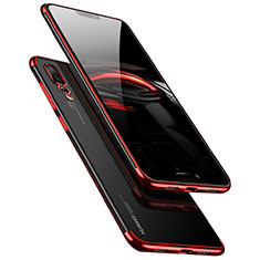Ultra-thin Transparent TPU Soft Case T10 for Huawei P20 Pro Red