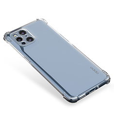 Ultra-thin Transparent TPU Soft Case T10 for Oppo Find X3 5G Clear