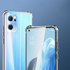 Ultra-thin Transparent TPU Soft Case T10 for Oppo Reno7 5G Clear