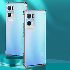 Ultra-thin Transparent TPU Soft Case T10 for Oppo Reno7 Pro 5G Clear
