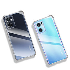 Ultra-thin Transparent TPU Soft Case T10 for Oppo Reno7 SE 5G Clear