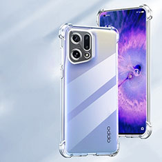 Ultra-thin Transparent TPU Soft Case T11 for Oppo Find X5 Pro 5G Clear