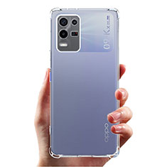 Ultra-thin Transparent TPU Soft Case T11 for Oppo K9X 5G Clear
