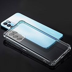 Ultra-thin Transparent TPU Soft Case T11 for Oppo Reno6 Pro 5G India Clear