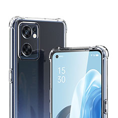 Ultra-thin Transparent TPU Soft Case T11 for Oppo Reno7 SE 5G Clear