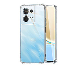 Ultra-thin Transparent TPU Soft Case T11 for Oppo Reno8 Pro 5G Clear