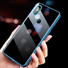 Ultra-thin Transparent TPU Soft Case T11 for Xiaomi Mi Mix 3 Blue