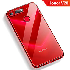 Ultra-thin Transparent TPU Soft Case T12 for Huawei Honor V20 Red