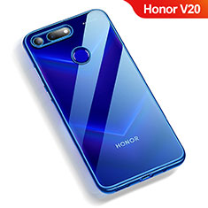 Ultra-thin Transparent TPU Soft Case T12 for Huawei Honor View 20 Blue