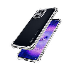 Ultra-thin Transparent TPU Soft Case T12 for Oppo Find X5 5G Clear