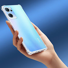 Ultra-thin Transparent TPU Soft Case T12 for Oppo Reno7 SE 5G Clear