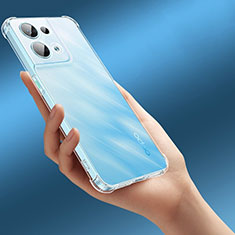Ultra-thin Transparent TPU Soft Case T13 for Oppo Reno8 Pro 5G Clear