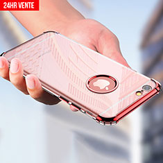 Ultra-thin Transparent TPU Soft Case T14 for Apple iPhone 6 Red