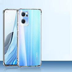 Ultra-thin Transparent TPU Soft Case T14 for Oppo Reno7 5G Clear