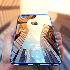 Ultra-thin Transparent TPU Soft Case T16 for Apple iPhone 6 Blue