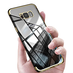 Ultra-thin Transparent TPU Soft Case T17 for Samsung Galaxy S8 Gold