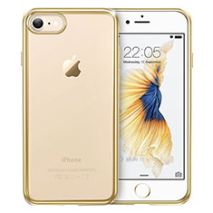 Ultra-thin Transparent TPU Soft Case T18 for Apple iPhone SE (2020) Gold