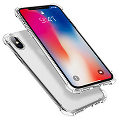 Ultra-thin Transparent TPU Soft Case U01 for Apple iPhone X Clear