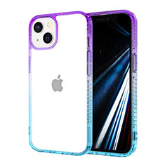 Ultra-thin Transparent TPU Soft Case YJ2 for Apple iPhone 13 Colorful