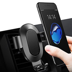 Universal Car Air Vent Mount Cell Phone Holder Cradle for Samsung Galaxy J2 Pro 2018 J250F Black