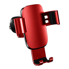 Universal Car Air Vent Mount Cell Phone Holder Stand A04 for Asus Zenfone Max Plus M2 ZB634KL Red