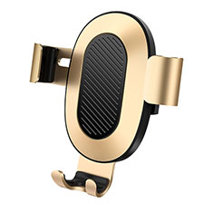 Universal Car Air Vent Mount Cell Phone Holder Stand for Oppo A56S 5G Gold