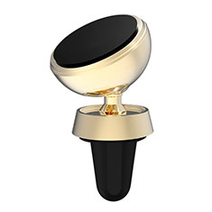 Universal Car Air Vent Mount Magnetic Cell Phone Holder Stand C02 for Xiaomi Redmi 9C NFC Gold