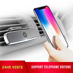 Universal Car Air Vent Mount Magnetic Cell Phone Holder Stand C03 for Oppo Reno7 Lite 5G Silver